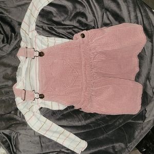 Toddler girl corduroy jumper dress